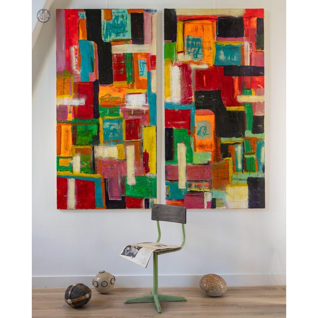 Anna Snijder, Colour Me Happy I, Acrylic on Canvas For Sale - Image 3 of 5