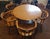 Vintage Mid-Century "Colonial Revival" Hard Rock Dining Suite - 7 Pieces For Sale In Los Angeles - Image 6 of 10