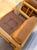 Wood Pair of Leather and Wood Armchairs From Anthropologie For Sale - Image 7 of 7