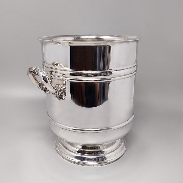 Mid-Century Modern Vintage French Ice Bucket from Christofle, 1950s For Sale - Image 3 of 9