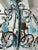 Blue Opaline Drops Beaded Chandelier, Circa 1920 For Sale - Image 12 of 13