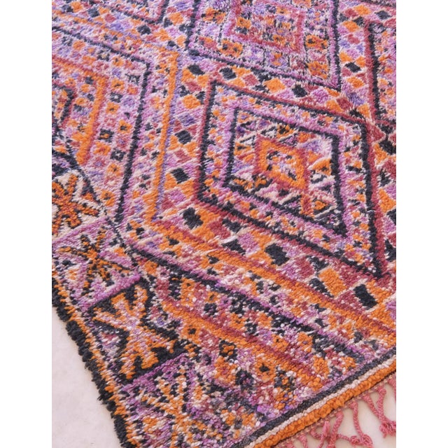 Textile 1980s Beni Mguild Rug - 10.7 X 6.1 Ft For Sale - Image 7 of 9