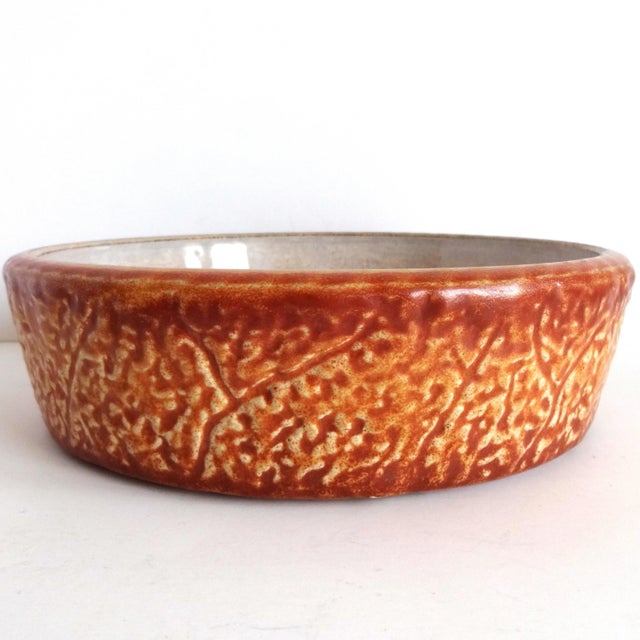 Ceramic Mid 20th Century Vintage French Brown Faience Round Casserole For Sale - Image 7 of 7
