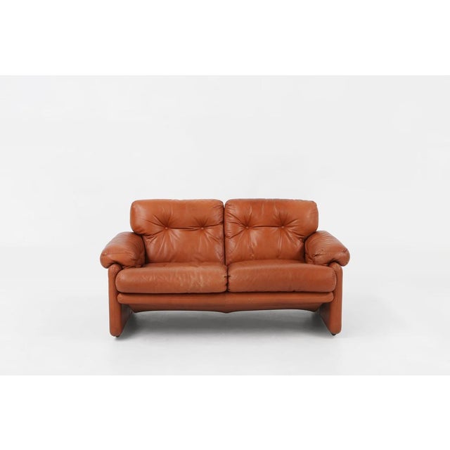An iconic piece of italian mid‑century design, this coronado two‑seater sofa, created in the 1960s by afra and tobia...