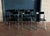 Black Chrome and Acrylic Folding Chairs, 1980s, Set of 6 For Sale - Image 8 of 8