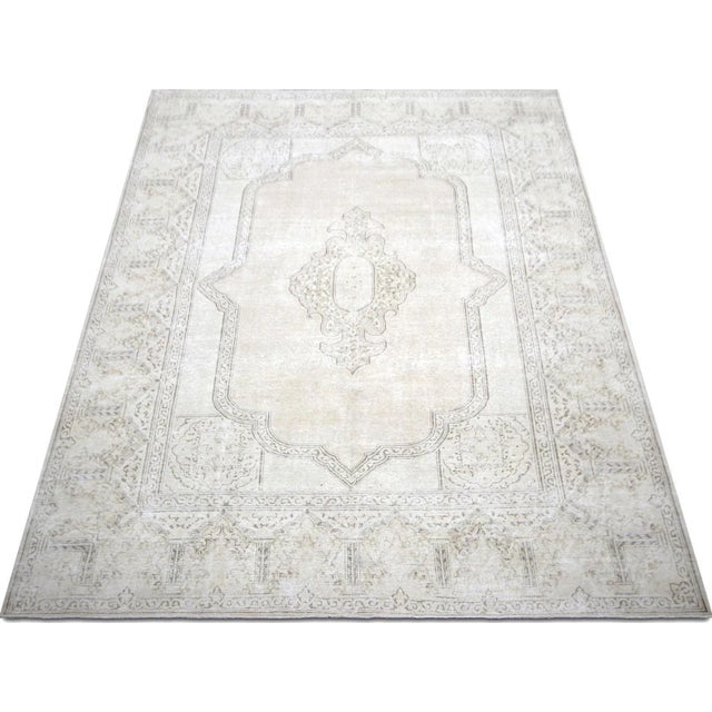 1960s Persian Kerman Rug For Sale In Los Angeles - Image 6 of 7