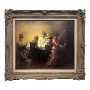 Mid 20th Century Original Oil Painting Signed by William Harnden American Impressionist 1920-1983