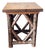 1980s Adirondack / Folk Art Theme, Rustic Log Accent Table, Cabin Lodge Log & Twig Side Table. White Pine & Birch For Sale