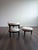 MCM Black & White Stacking Footstools by M Hayat & Bros Great set of mid century modern little stacking stools by M. Hayat...