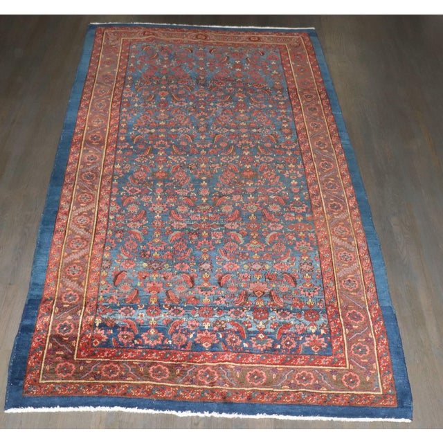 A Stunning Full Pile late 19th Century Persian Bakshaish Rug