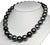 Diamond Tahitian Pearl Necklace 14 Karat Gold Certified For Sale - Image 10 of 10