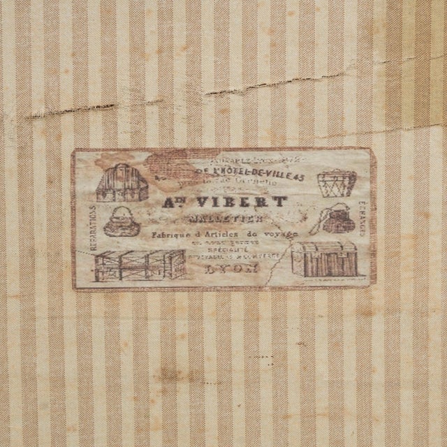 Vintage Cube Shaped Trunk For Sale - Image 4 of 10