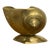 Vintage Small Brass Art Deco Styled Nautilus Shell Planter For Sale