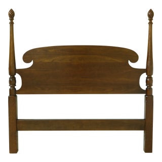 Stickley Full Size Pineapple Cherry Bed Headboard For Sale