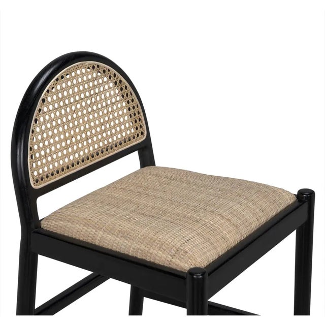 Not Yet Made - Made To Order NOIR Peter Counter Stool For Sale - Image 5 of 6