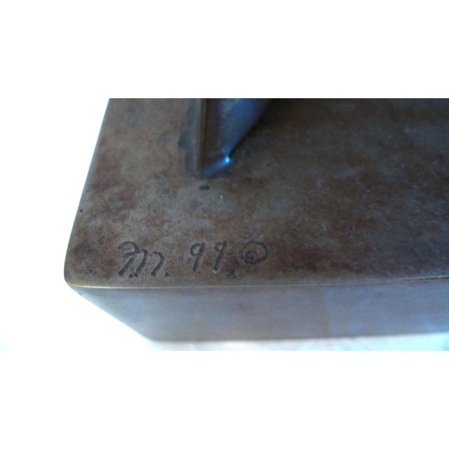 1990s "Turning Point" a Sculpture by Frank Morbillo For Sale - Image 4 of 13