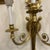 Brass Finish Metal Ribbon and Tassel 3 Arm Wall Sconce With Glass For Sale - Image 10 of 10