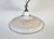Industrial White Enamel Factory Pendant Lamp, 1960s For Sale - Image 6 of 18