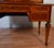 1900s Antique Federal Style Inlaid Mahogany Writing Desk With Leather Top & Gallery Birmingham Desk For Sale - Image 10 of 18