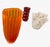 Mid-Century Cased Art Glass Vessel (C. 1970) – Tangerine & Clear For Sale In Atlanta - Image 6 of 6