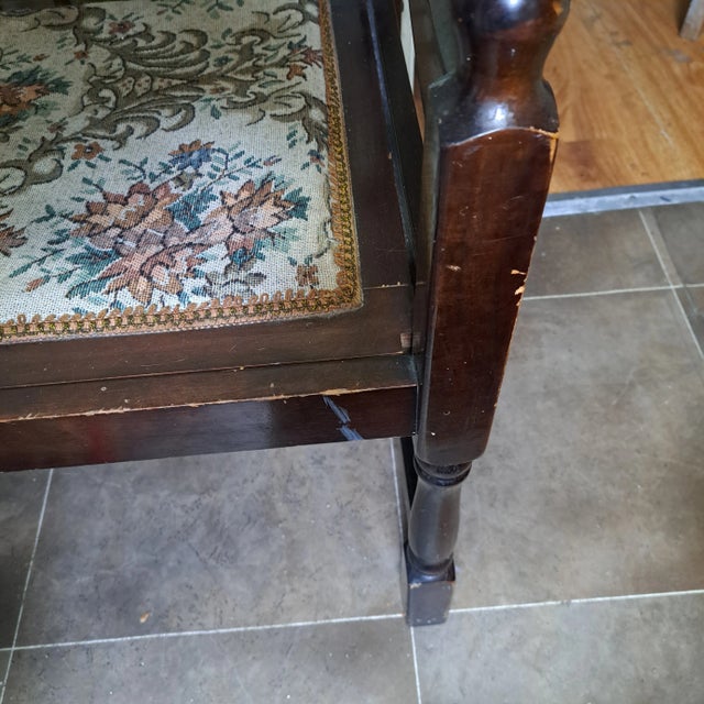 1950s Mid Centuury Wood Bench For Sale - Image 4 of 11