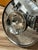 Vintage Kromex Tidbit Tray Two Tier Stainless Gold Tone Center Post For Sale - Image 9 of 14