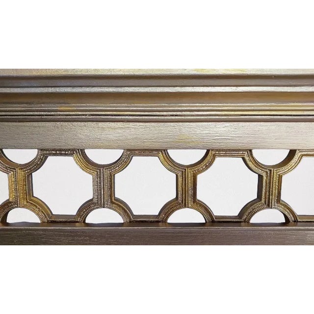 Wood Chinoiserie Giltwood Pagoda Motif Wall Mirror For Sale - Image 7 of 7