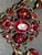 Bohemian Czech MCM Multi-link floral bracelet featuring alternating decorative segments. The central centerpiece is an...