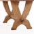 A charming mid-century French trestle table crafted entirely in solid oak. With a warm patina and classic lines, this...