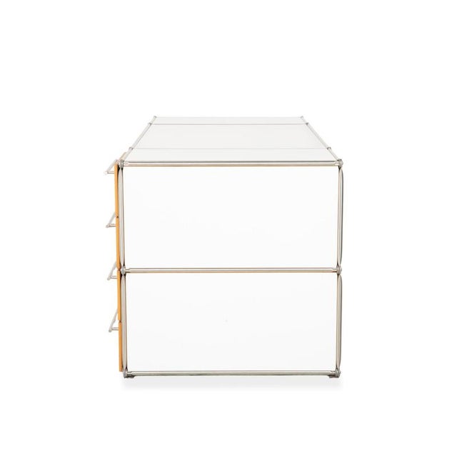 Desk in Metal and White Wood from System180 For Sale - Image 11 of 12