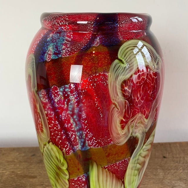 Murano Glass Vase, 1950s For Sale - Image 6 of 11