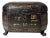 Early 19th Century Chinese Export Black Lacquer Tea Caddy For Sale