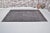 Textile Vintage Distressed Turkish Oushak Rug in Charcoal Black, Slate Gray For Sale - Image 7 of 10
