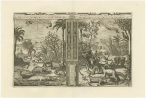 R. De Hooghe, The Diverse Fauna of the Indies, Paper