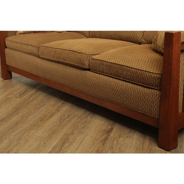 Stickley Mission Style Oak Highlands Sofa Chairish