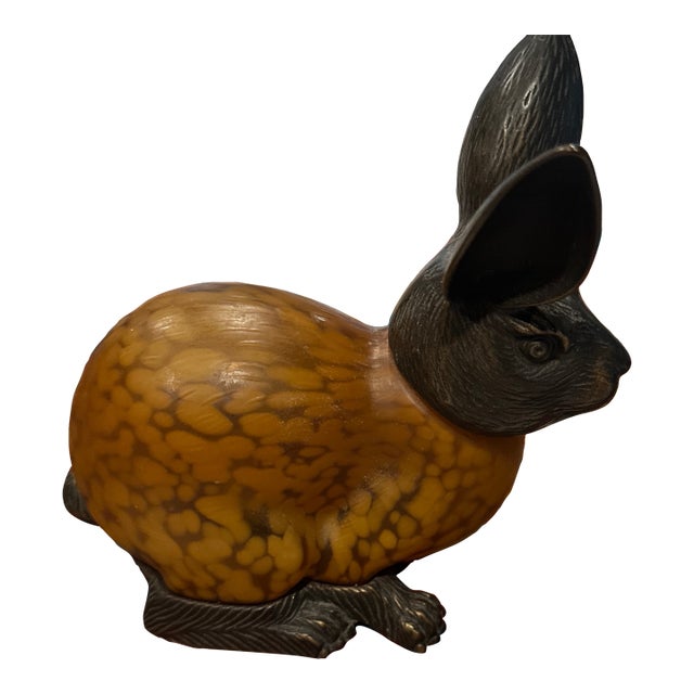 Vintage Mid-Century Art Glass Nightlight For Sale