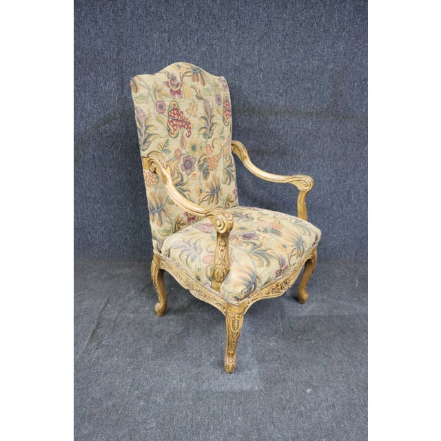 Fruitwood Carved Armchairs/Pair For Sale - Image 11 of 12