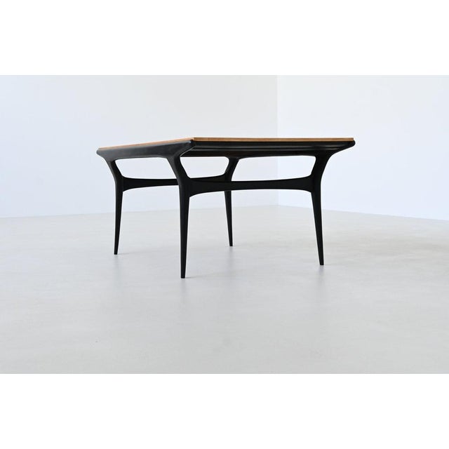T4 Dining Table in Beech by Alfred Hendrickx for Belform, Belgium, 1958 For Sale - Image 15 of 18