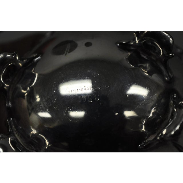 Antique Wallace Bros Victorian Silver Plated Reticulated Small Basket Nut Dish For Sale - Image 13 of 15