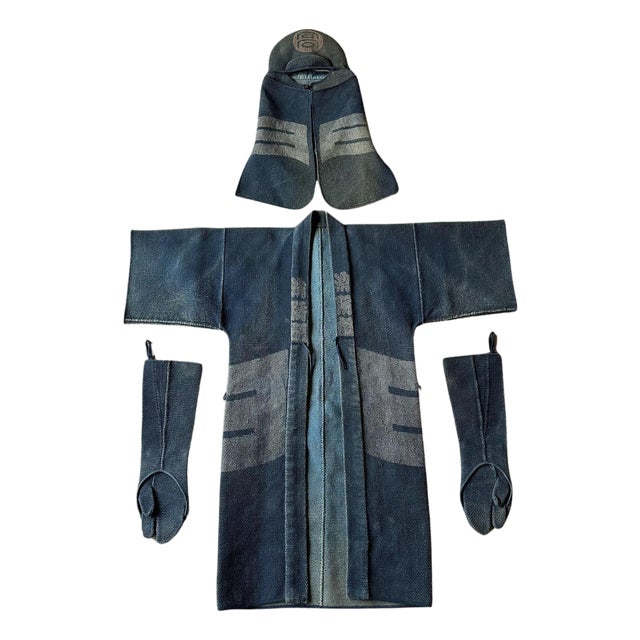 Rare Japanese Fireman's Four-Piece Assemble Meiji to Showa Period For Sale