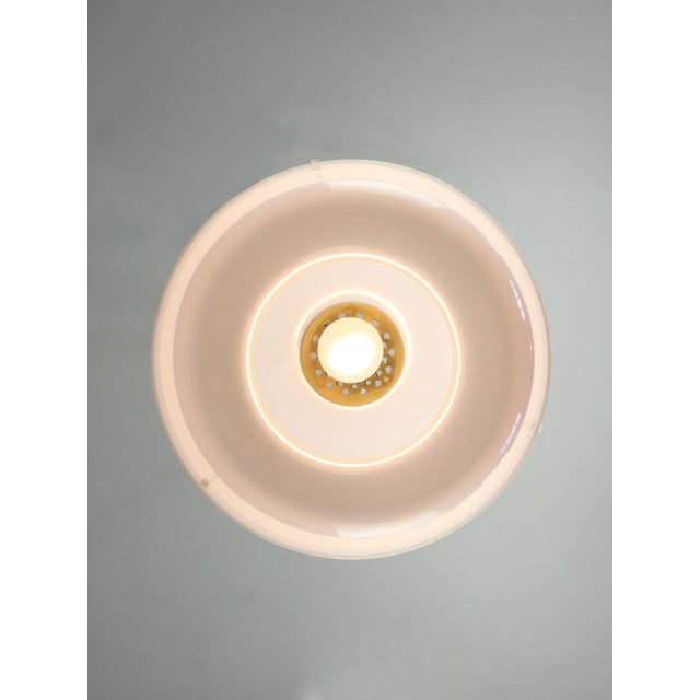 Italian White Medusa Pendant by Luigi Massoni for Guzzini, 1970s For Sale - Image 9 of 18