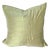 Vintage Peach & Gold Silk Pine Leaf Pillow For Sale - Image 9 of 9