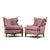 Contemporary Barbara Barry for Henredon Walnut Lounge Chairs - Pair For Sale - Image 3 of 13