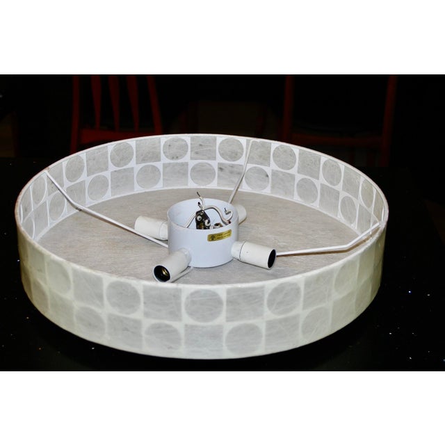 Large Cocoon Ceiling Light by Goldkant, 1960s For Sale - Image 4 of 10