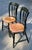 Hitchcock Hitchcock Ebonized Arrow Back Windsor Style Side Chairs Mid 20th Century For Sale - Image 4 of 12