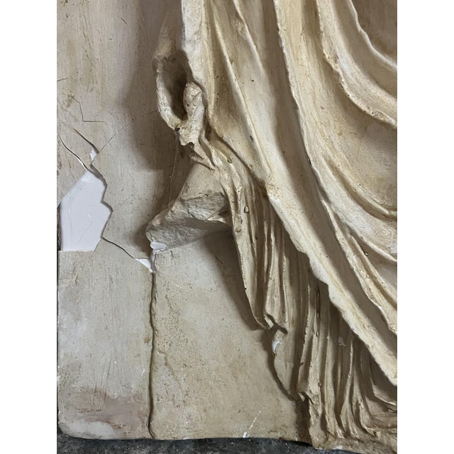 Large Sculpture Reproduction of Nike, 1920s-1940s, Plaster For Sale - Image 3 of 8