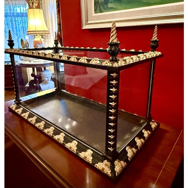 Rare Antique J W FISKE AQUARIUM TERRARIUM CAST IRON Victorian Restored FISH TANK For Sale - Image 11 of 12