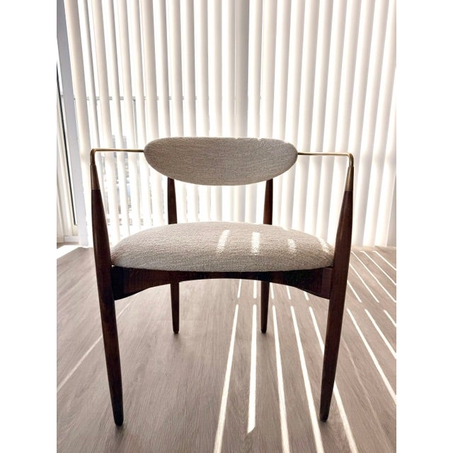 1950s Mid 20th Century Viscount Chair Attributed to Dan Johnson For Sale - Image 5 of 17