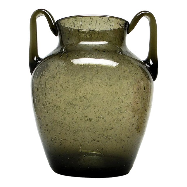 Postmodern Vase by Zbigniew Horbowy for Sudety Glassworks, Poland, 1930s For Sale