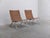 Fantastic pair of ‘pk22’ easy chairs in natural wicker designed by poul kjærholm in 1956. Exceptional because they are one...